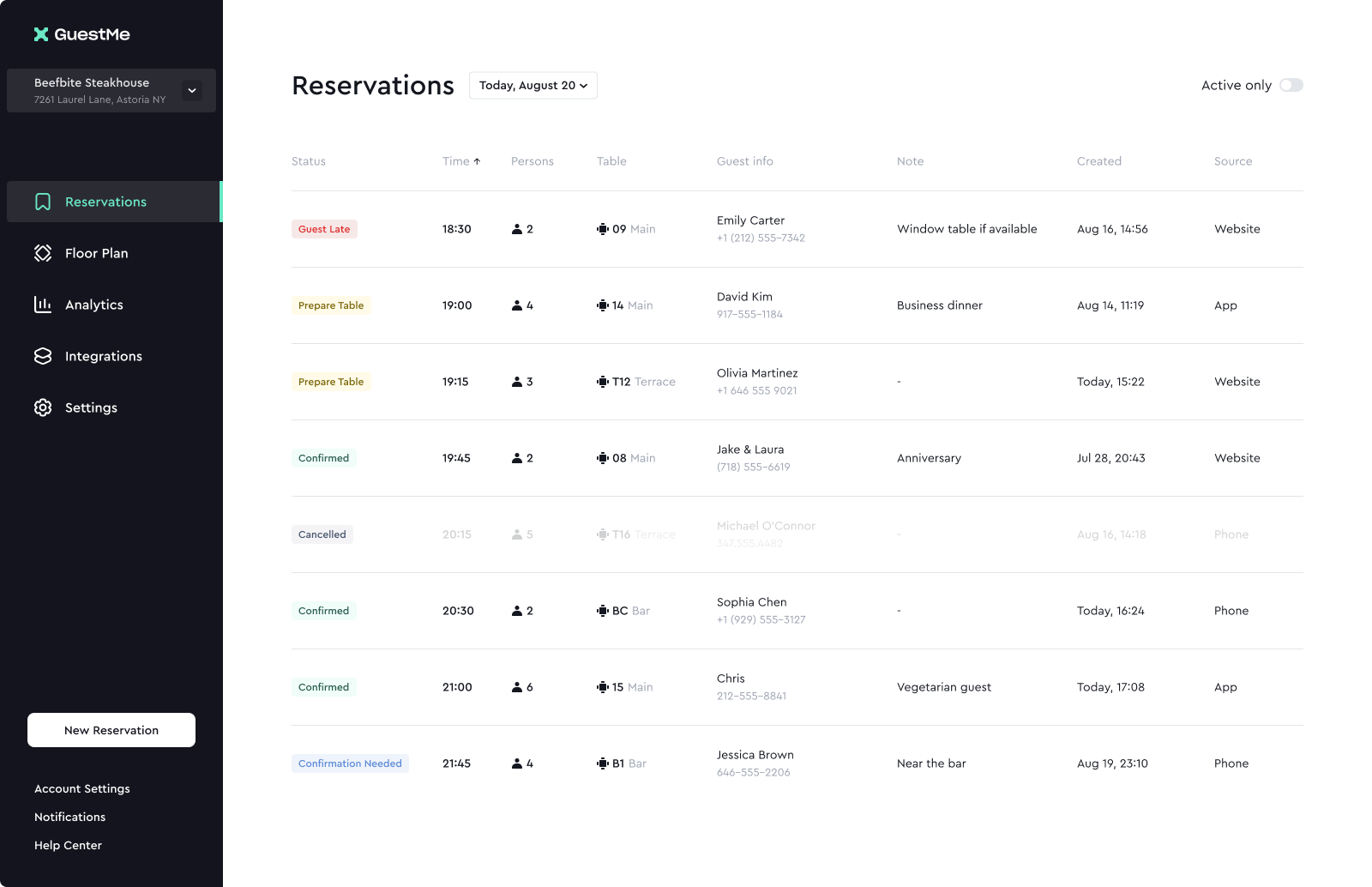 GuestMe booking flow