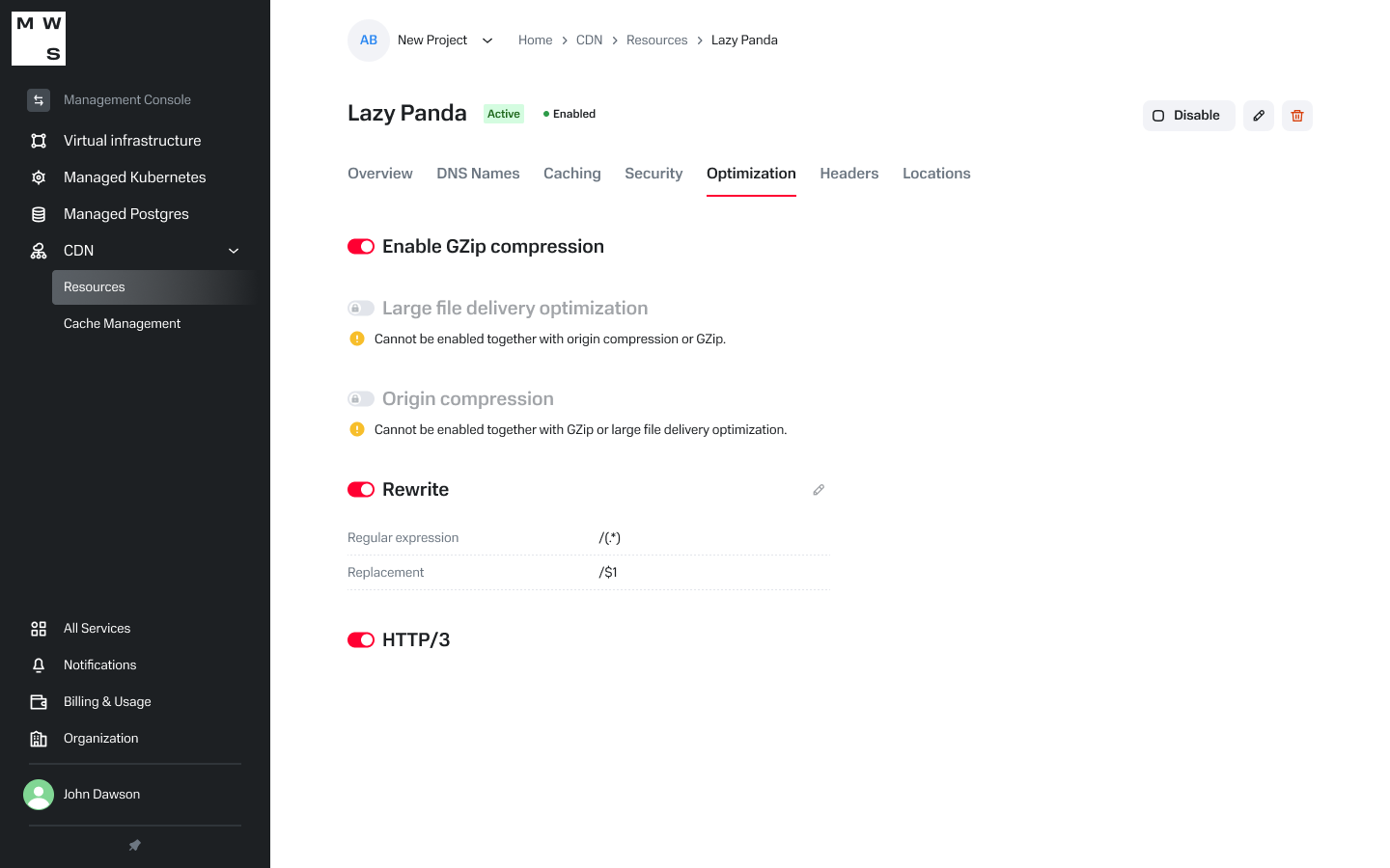 Delivery optimization